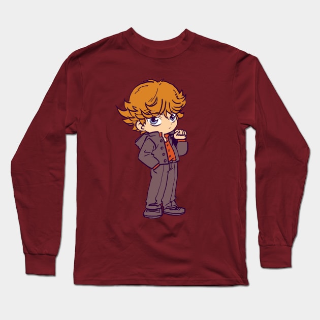 I draw chibi Yuki Mitani / Hikaru no Go Long Sleeve T-Shirt by mudwizard